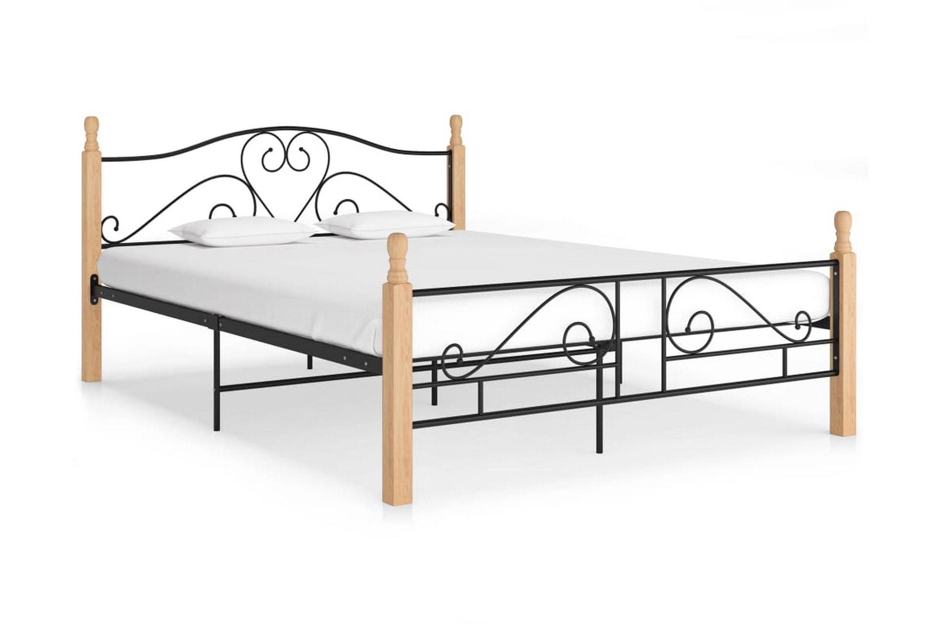 Sengestel 140x200 cm metal sort - Sort - Møbler - Senge - Sengeramme & sengestel