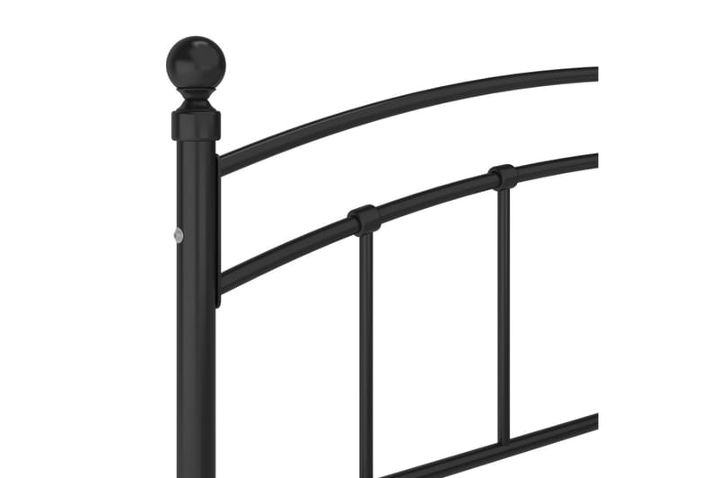 sengestel 140x200 cm metal sort - Sort - Møbler - Senge - Sengeramme & sengestel