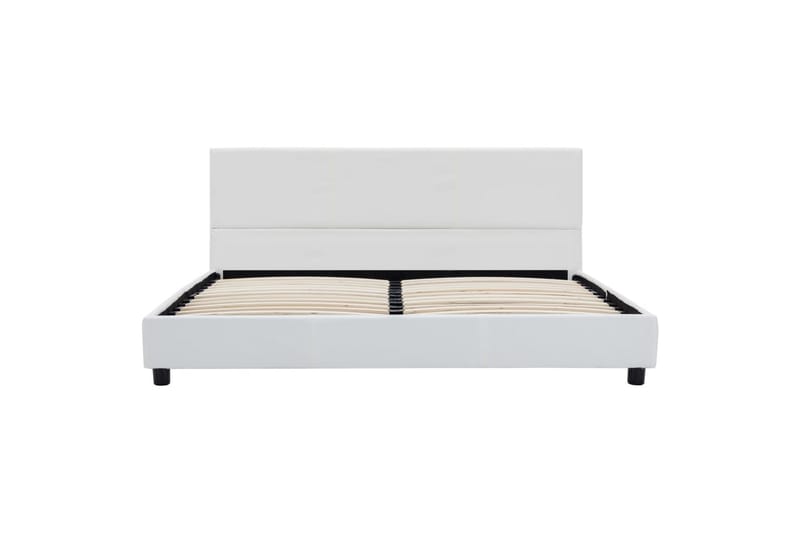 sengestel 160 x 200 cm kunstlæder hvid - Møbler - Senge - Sengeramme & sengestel