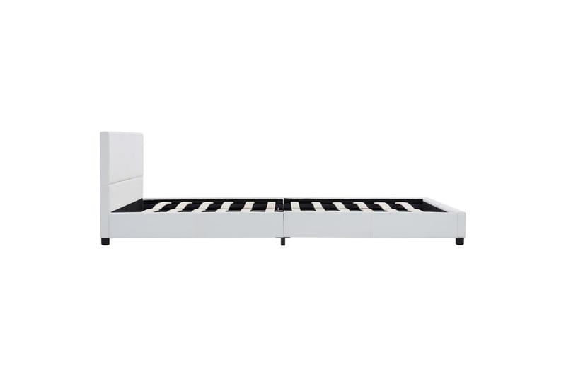 sengestel 160 x 200 cm kunstlæder hvid - Møbler - Senge - Sengeramme & sengestel