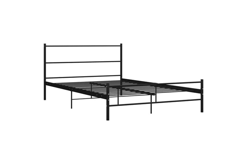 Sengestel 160 X 200 Cm Metal Sort - Sort - Møbler - Senge - Sengeramme & sengestel