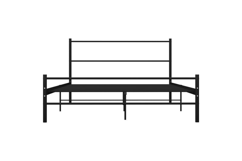 Sengestel 160 X 200 Cm Metal Sort - Sort - Møbler - Senge - Sengeramme & sengestel