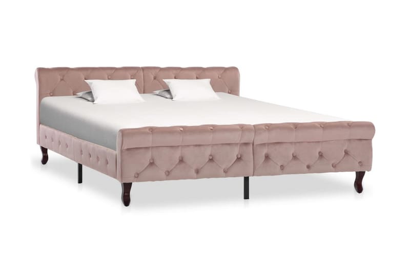 Sengestel 160X200 cm Flöjl Pink - Møbler - Senge - Sengeramme & sengestel