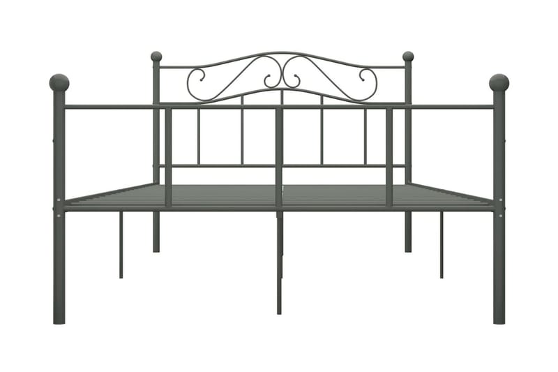 Sengestel 160x200 cm Metal Grå - Grå - Møbler - Senge - Sengeramme & sengestel
