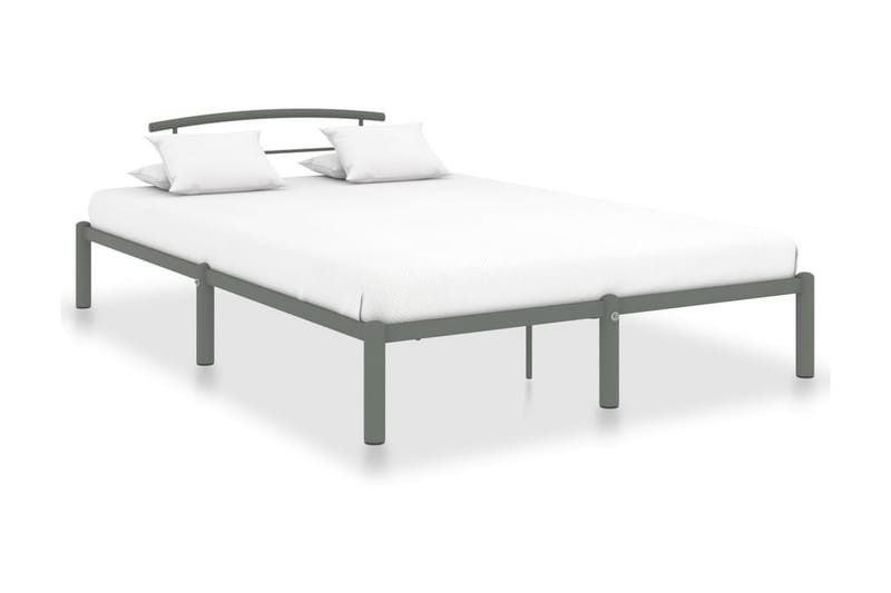 Sengestel 160X200 cm Metal Grå - Møbler - Senge - Sengeramme & sengestel