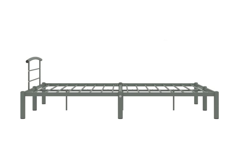 Sengestel 160X200 cm Metal Grå - Møbler - Senge - Sengeramme & sengestel