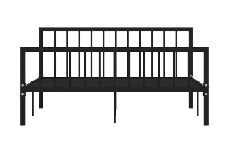 Sengestel 160x200 cm Metal Sort - Sort - Møbler - Senge - Sengeramme & sengestel