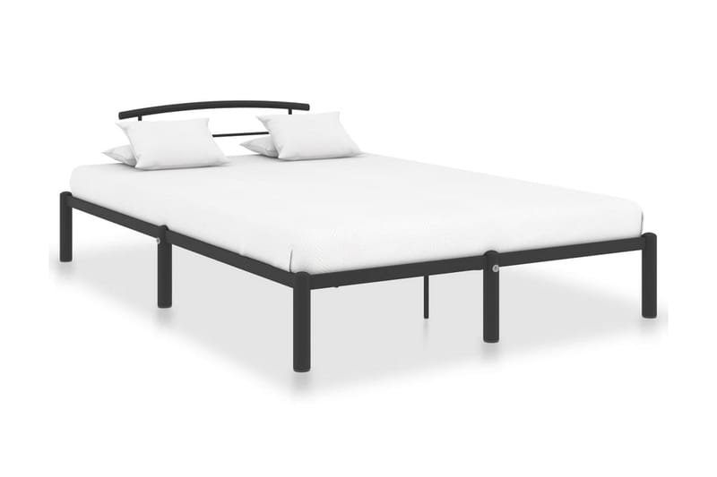 Sengestel 160X200 cm Metal Sort - Møbler - Senge - Sengeramme & sengestel