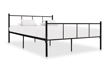 Sengestel 160X200 cm Metal Sort - Møbler - Senge - Sengeramme & sengestel