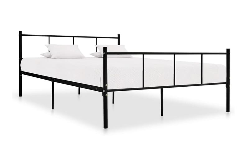 Sengestel 160X200 cm Metal Sort - Møbler - Senge - Sengeramme & sengestel
