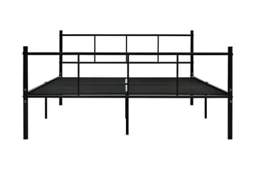 Sengestel 160X200 cm Metal Sort - Møbler - Senge - Sengeramme & sengestel