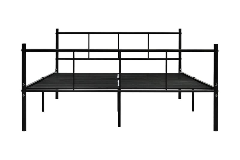 Sengestel 160X200 cm Metal Sort - Møbler - Senge - Sengeramme & sengestel