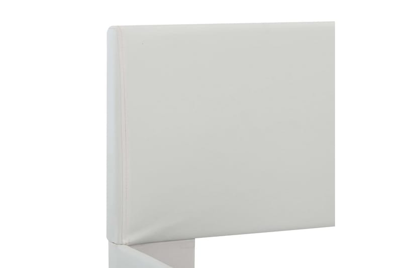 Sengestel 180 x 200 cm kunstlæder hvid - Hvid - Sengeramme & sengestel