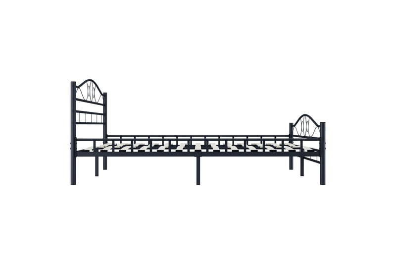 Sengestel 180 X 200 Cm Stål Sort - Sort - Møbler - Senge - Sengeramme & sengestel