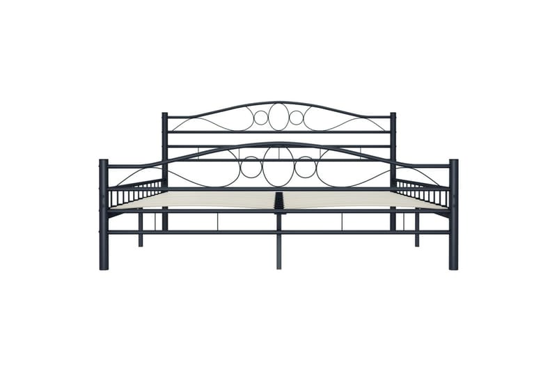 Sengestel 180 X 200 Cm Stål Sort - Sort - Møbler - Senge - Sengeramme & sengestel
