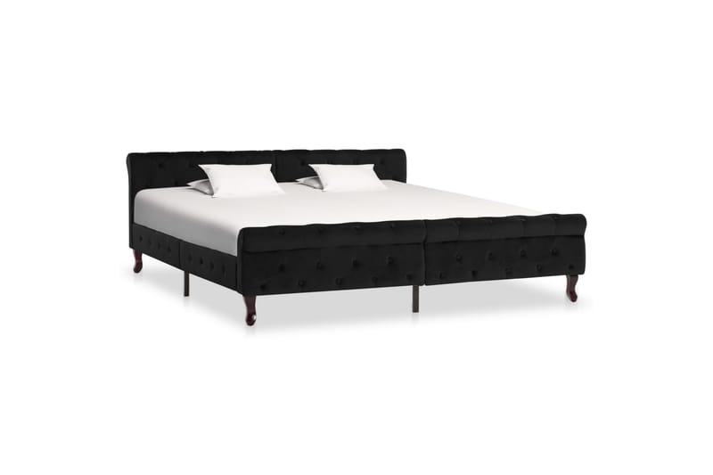 Sengestel 180X200 cm Flöjl Sort - Møbler - Senge - Sengeramme & sengestel