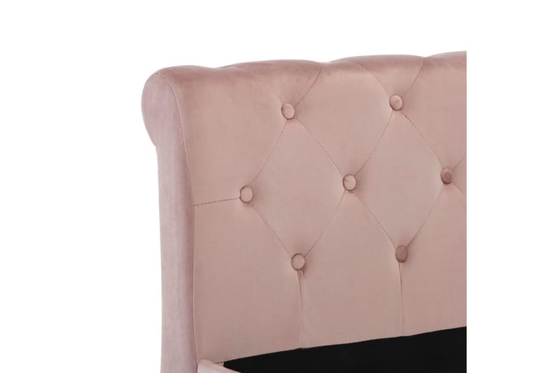 Sengestel 180X200 cm Flöjl Pink - Møbler - Senge - Sengeramme & sengestel
