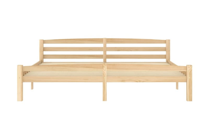 sengestel 180x200 cm massivt fyrretræ - Brun - Møbler - Senge - Sengeramme & sengestel