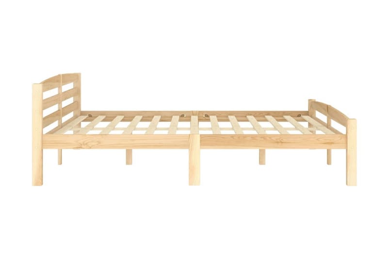 sengestel 180x200 cm massivt fyrretræ - Brun - Møbler - Senge - Sengeramme & sengestel