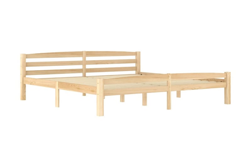 sengestel 180x200 cm massivt fyrretræ - Brun - Møbler - Senge - Sengeramme & sengestel