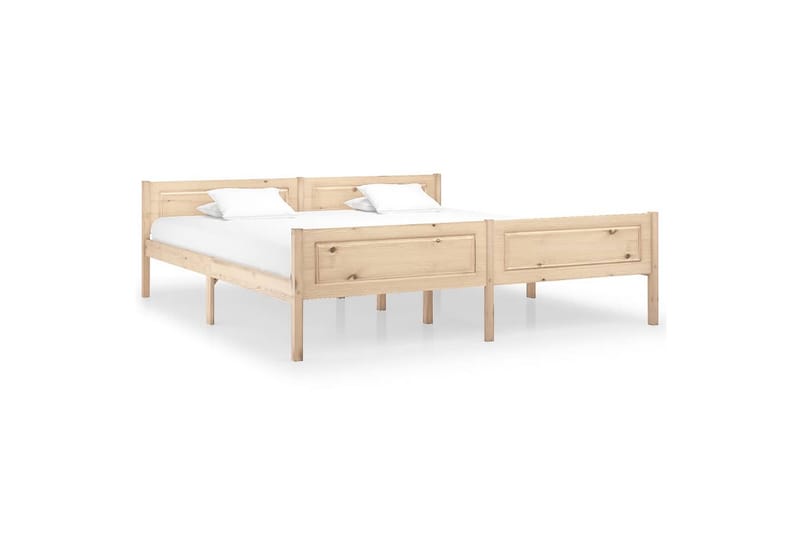 sengestel 180x200 cm massivt fyrretræ - Brun - Møbler - Senge - Sengeramme & sengestel