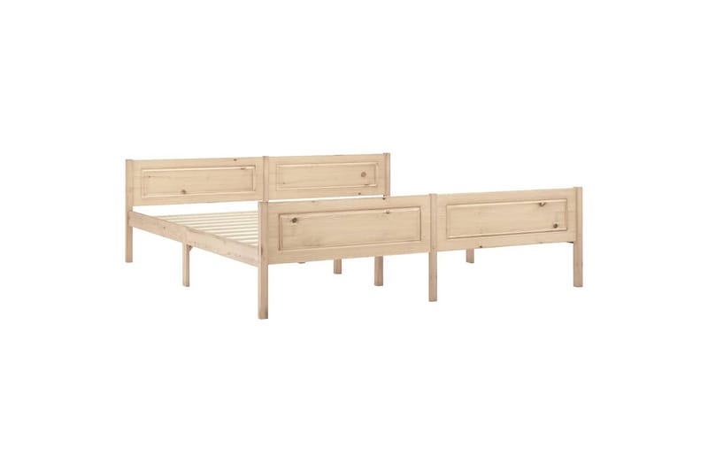 sengestel 180x200 cm massivt fyrretræ - Brun - Møbler - Senge - Sengeramme & sengestel