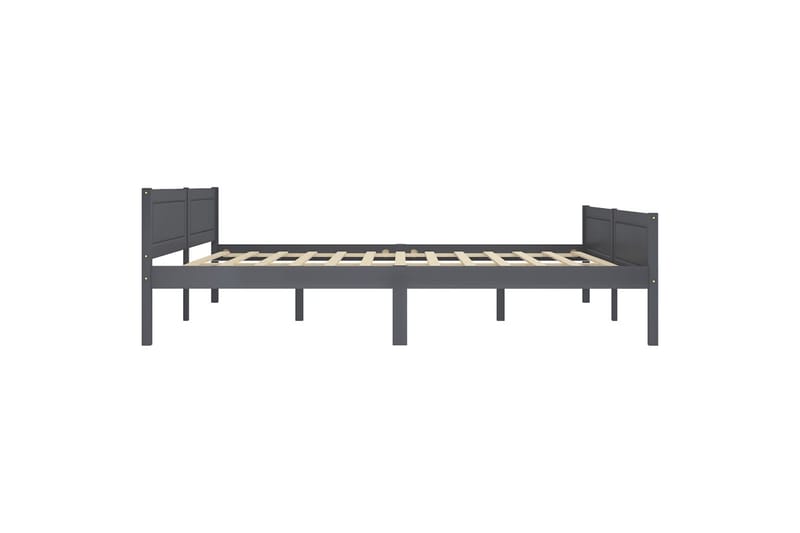 sengestel 180x200 cm massivt fyrretræ grå - Grå - Møbler - Senge - Sengeramme & sengestel