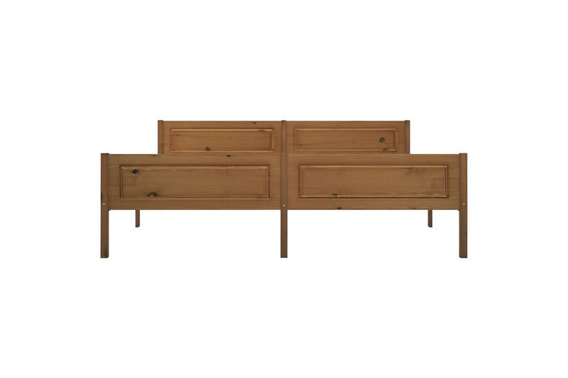 sengestel 180x200 cm massivt fyrretræ gyldenbrun - Møbler - Senge - Sengeramme & sengestel