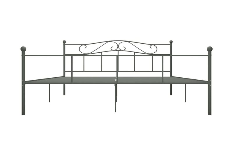 Sengestel 180x200 cm Metal Grå - Grå - Møbler - Senge - Sengeramme & sengestel