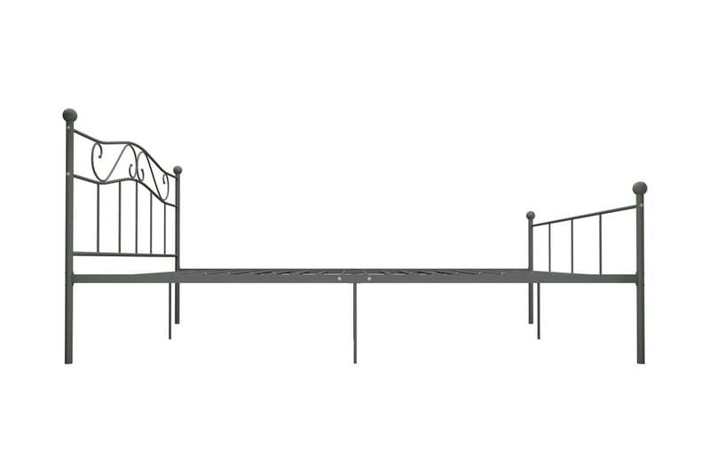 Sengestel 180x200 cm Metal Grå - Grå - Møbler - Senge - Sengeramme & sengestel