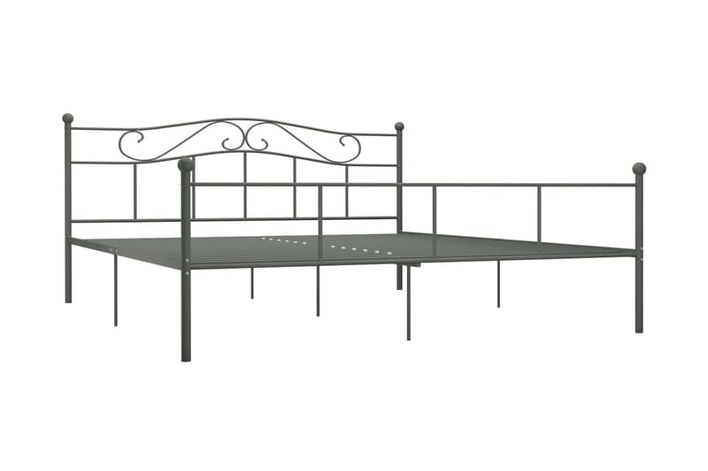 Sengestel 180x200 cm Metal Grå - Grå - Møbler - Senge - Sengeramme & sengestel