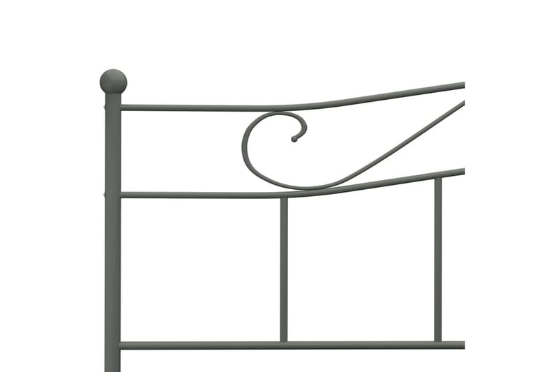 Sengestel 180x200 cm Metal Grå - Grå - Møbler - Senge - Sengeramme & sengestel