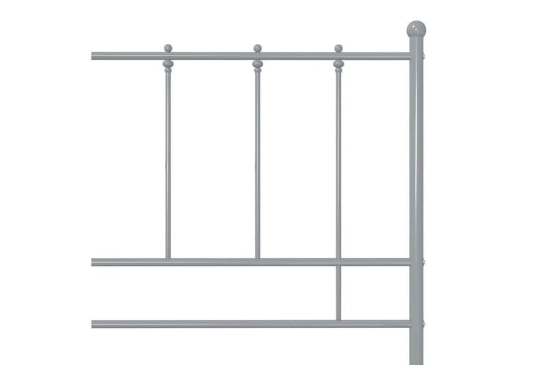 sengestel 180x200 cm metal grå - Grå - Sengeramme & sengestel