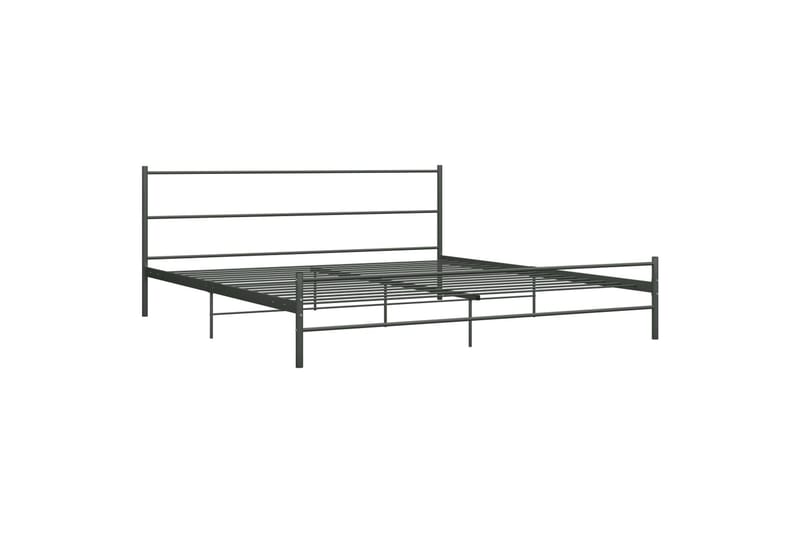 Sengestel 180x200 cm Metal Grå - Møbler - Senge - Sengeramme & sengestel