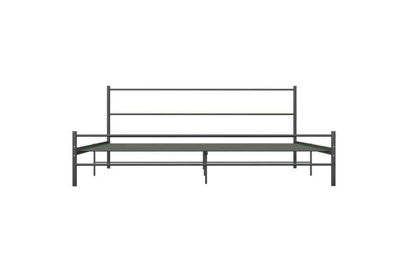 Sengestel 180x200 cm Metal Grå - Møbler - Senge - Sengeramme & sengestel