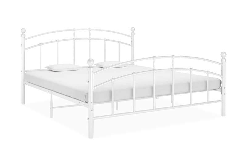 sengestel 180x200 cm metal hvid - Hvid - Møbler - Senge - Sengeramme & sengestel