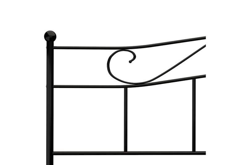 Sengestel 180x200 cm Metal Sort - Sort - Møbler - Senge - Sengeramme & sengestel