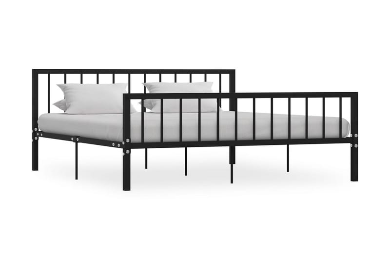 Sengestel 180x200 cm Metal Sort - Sort - Møbler - Senge - Sengeramme & sengestel