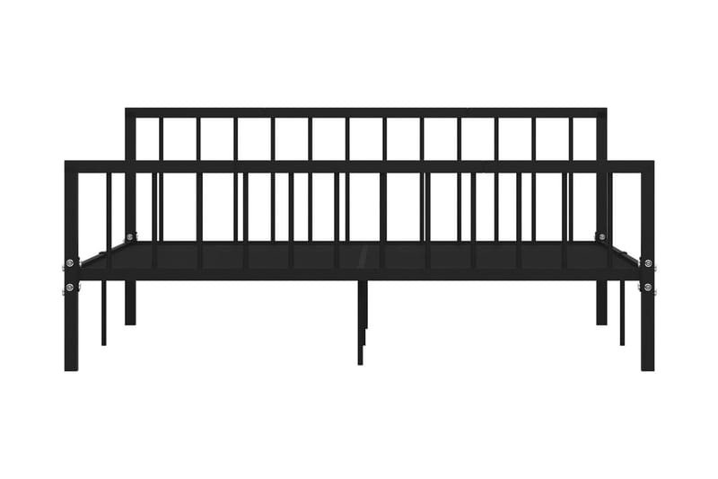 Sengestel 180x200 cm Metal Sort - Sort - Møbler - Senge - Sengeramme & sengestel