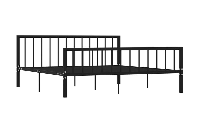 Sengestel 180x200 cm Metal Sort - Sort - Møbler - Senge - Sengeramme & sengestel