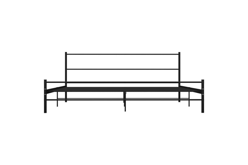 Sengestel 180x200 cm Metal Sort - Møbler - Senge - Sengeramme & sengestel