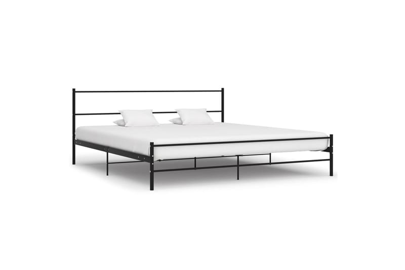 Sengestel 180x200 cm Metal Sort - Møbler - Senge - Sengeramme & sengestel