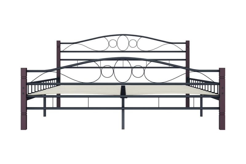 Sengestel 200 X 200 Cm Metal Sort - Sort - Møbler - Senge - Sengeramme & sengestel