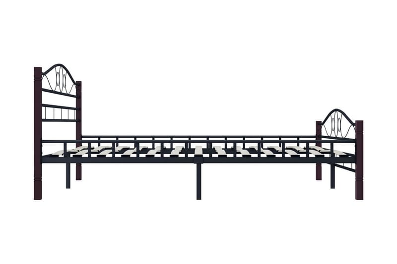 Sengestel 200 X 200 Cm Metal Sort - Sort - Møbler - Senge - Sengeramme & sengestel