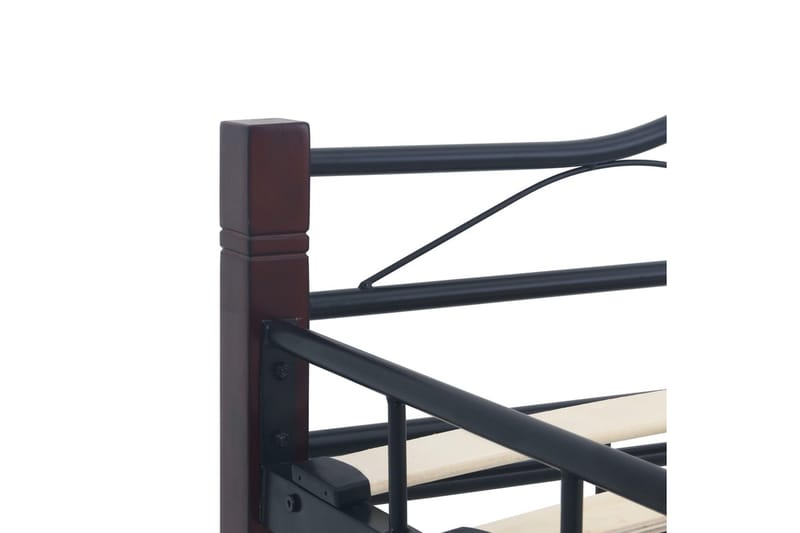 Sengestel 200 X 200 Cm Metal Sort - Sort - Møbler - Senge - Sengeramme & sengestel