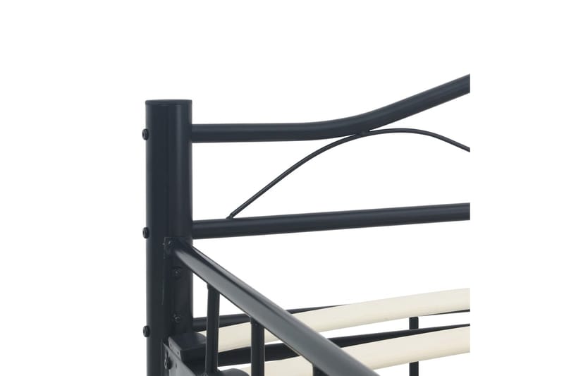 Sengestel 200 X 200 Cm Stål Sort - Sort - Møbler - Senge - Sengeramme & sengestel
