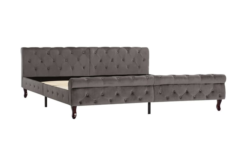 Sengestel 200X200 cm Flöjl Grå - Møbler - Senge - Sengeramme & sengestel