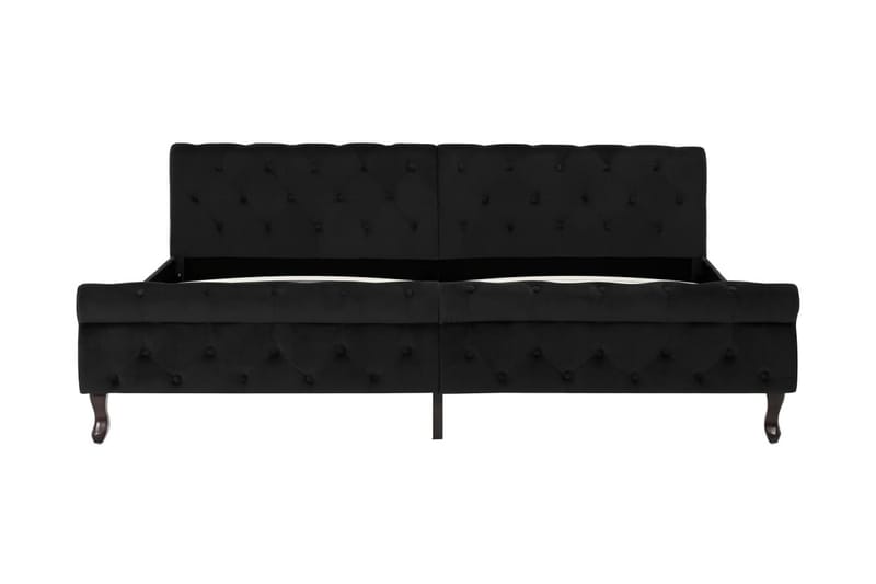 Sengestel 200X200 cm Flöjl Sort - Møbler - Senge - Sengeramme & sengestel