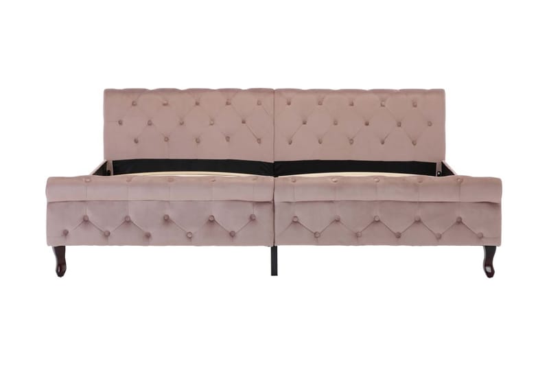 Sengestel 200X200 cm Flöjl Pink - Møbler - Senge - Sengeramme & sengestel