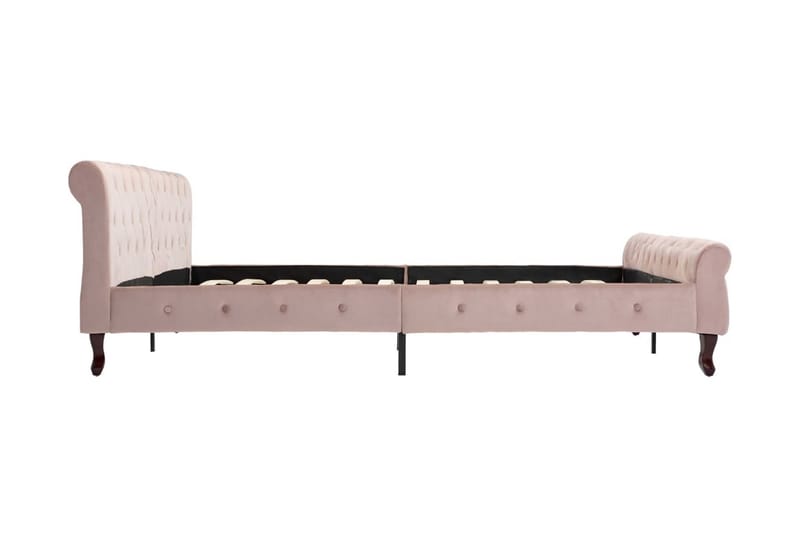 Sengestel 200X200 cm Flöjl Pink - Møbler - Senge - Sengeramme & sengestel